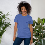 Fishingfins Unisex T-shirt Heather True Royal Color