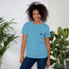 Fishingfins Unisex T-shirt Ocean Blue Color